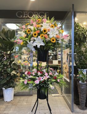 2段スタンド｜「フラワーショップ　ジョージ」　（神奈川県横浜市緑区の花キューピット加盟店 花屋）のブログ